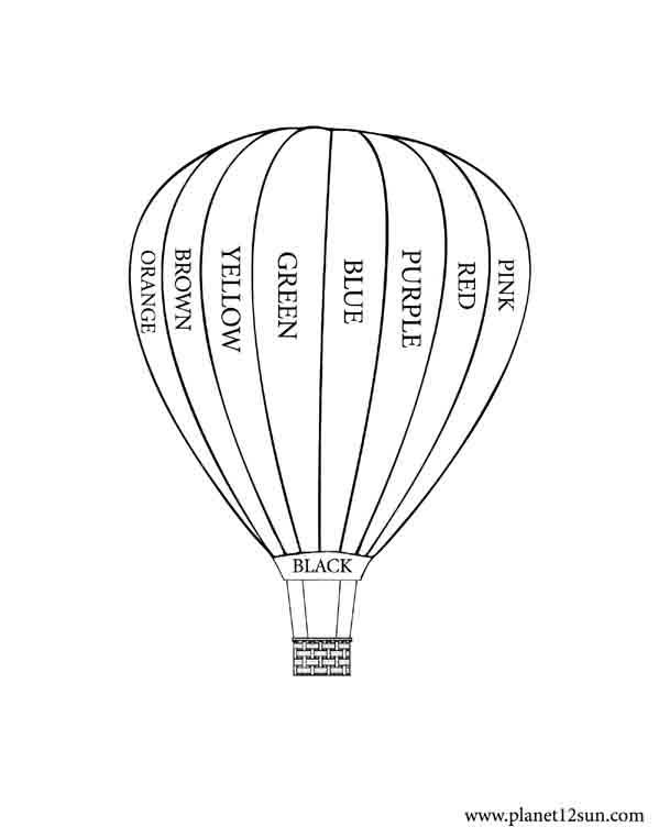 color the balloon