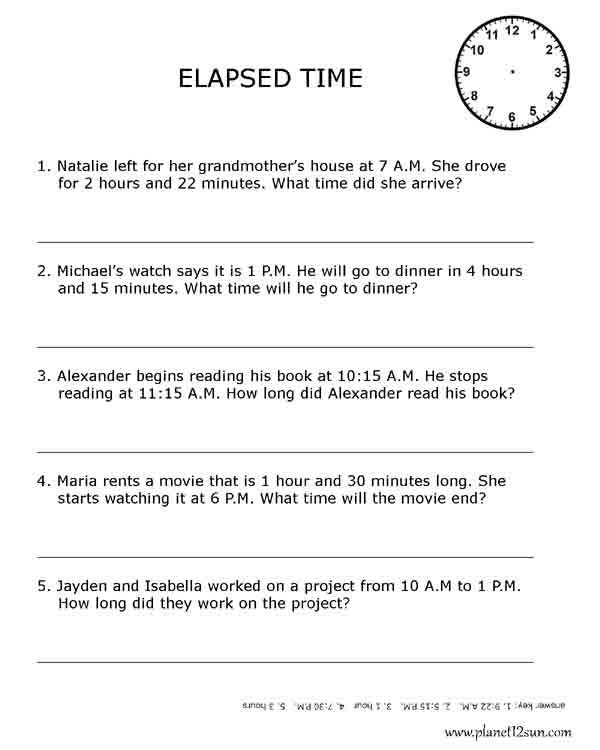 elapsed time