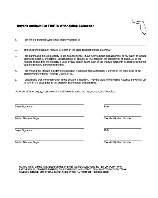 FIRPTA form